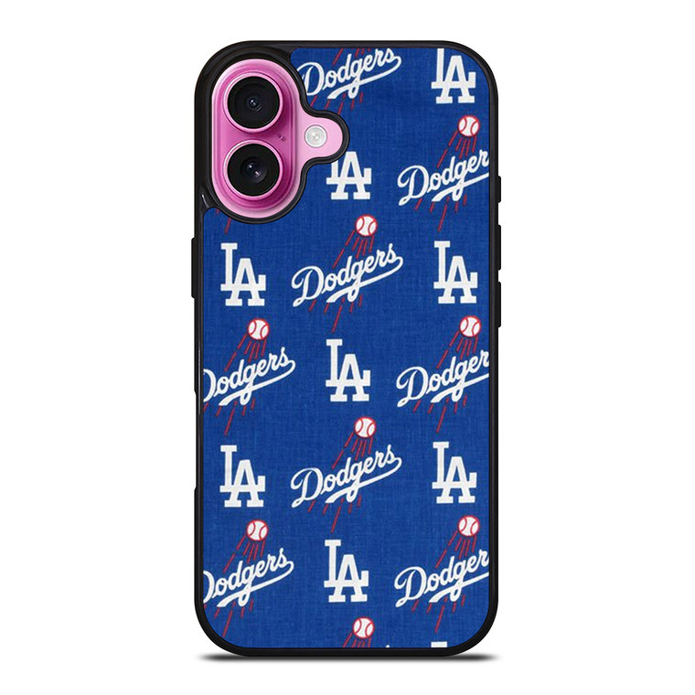 LOS ANGELES DODGERS JEANS PATTERN iPhone 16 Plus Case Cover