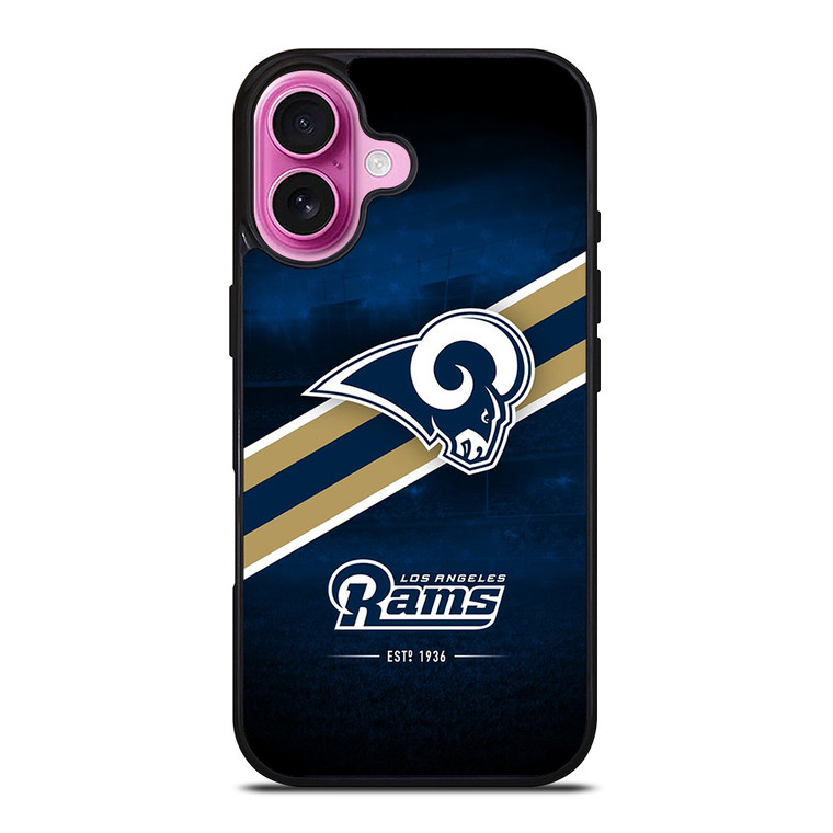 LOS ANGELES RAMS LOGO NFL iPhone 16 Plus Case Cover