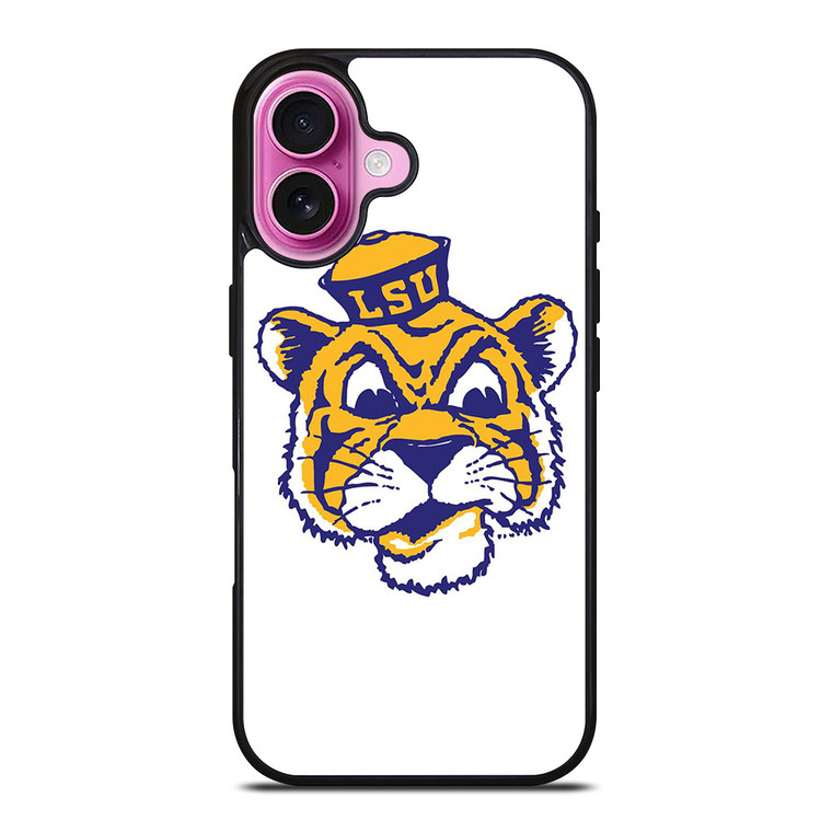 LSU TIGERS RETRO VINTAGE LOUISIANA STATE UNIVERSITY iPhone 16 Plus Case Cover