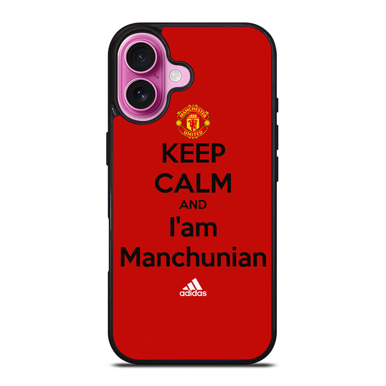 MANCHESTER UNITED FANS iPhone 16 Plus Case Cover