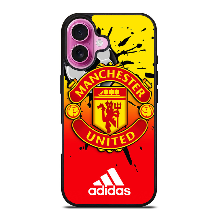 MANCHESTER UNITED FC LOGO iPhone 16 Plus Case Cover