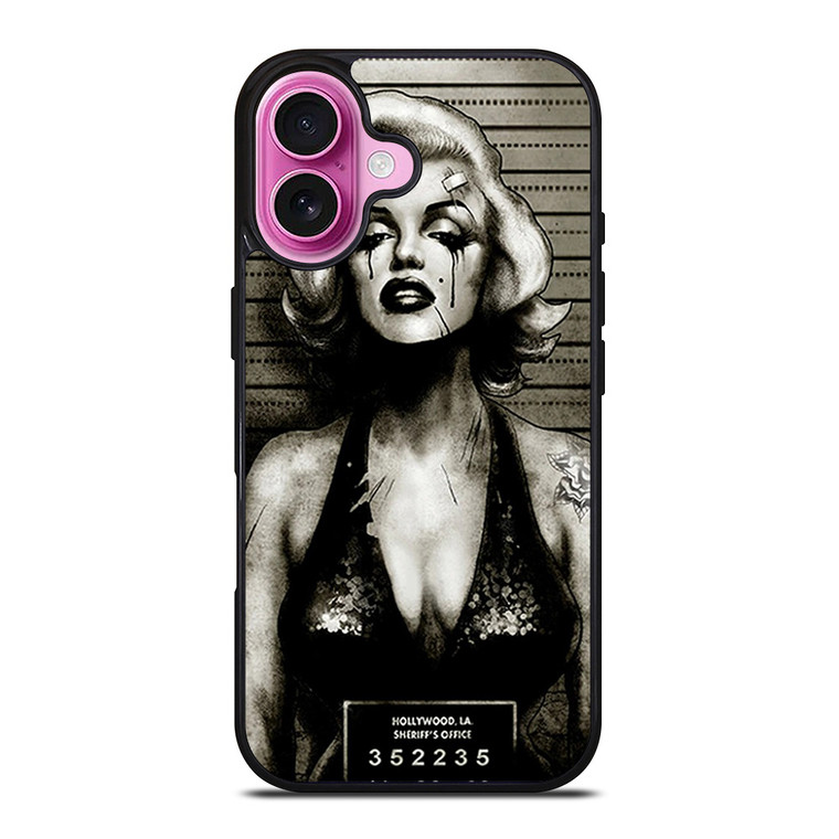 MARILYN MONROE CRIME iPhone 16 Plus Case Cover