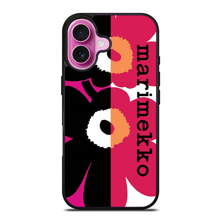 MARIMEKKO FLOWER ART iPhone 16 Plus Case Cover