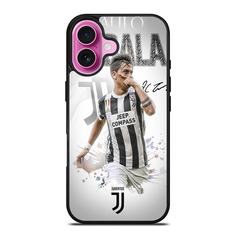 MASK PAULO DYBALA JUVENTUS FC iPhone 16 Plus Case Cover