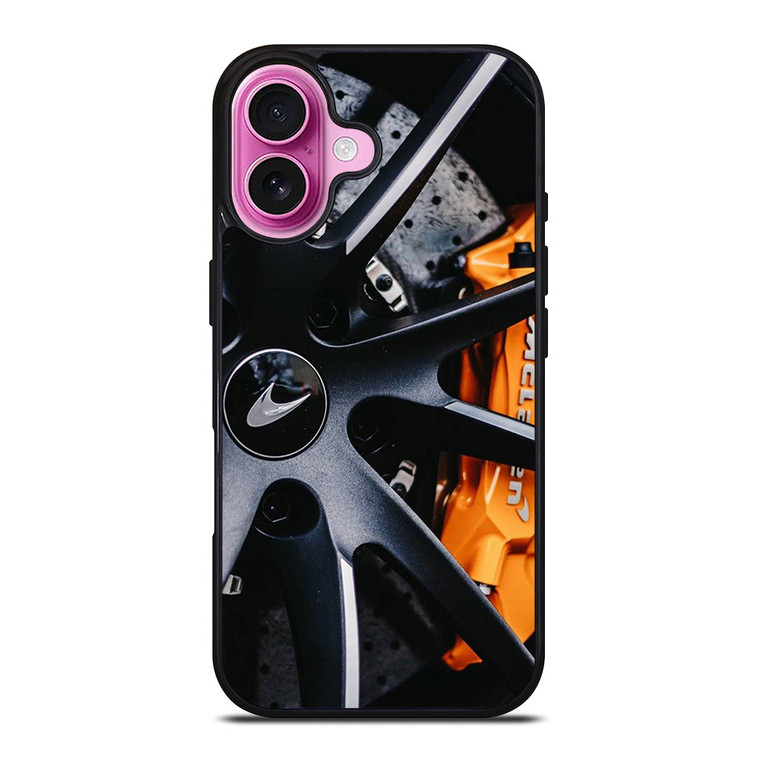 MCLAREN WHEEL LOGO iPhone 16 Plus Case Cover