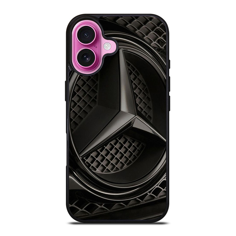MERCEDES BENZ LOGO BLACK ICON iPhone 16 Plus Case Cover