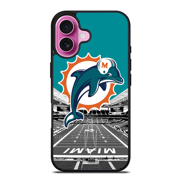 MIAMI DOLPHINS NFL FOOTBALL iPhone 16 Plus Case Cover