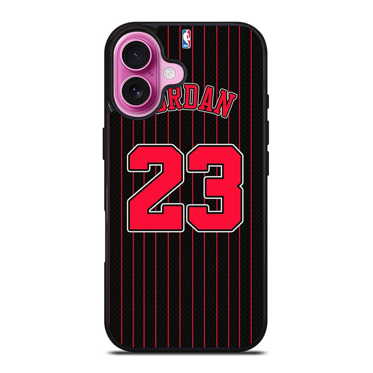 MICHAEL JORDAN JERSEY 23 iPhone 16 Plus Case Cover