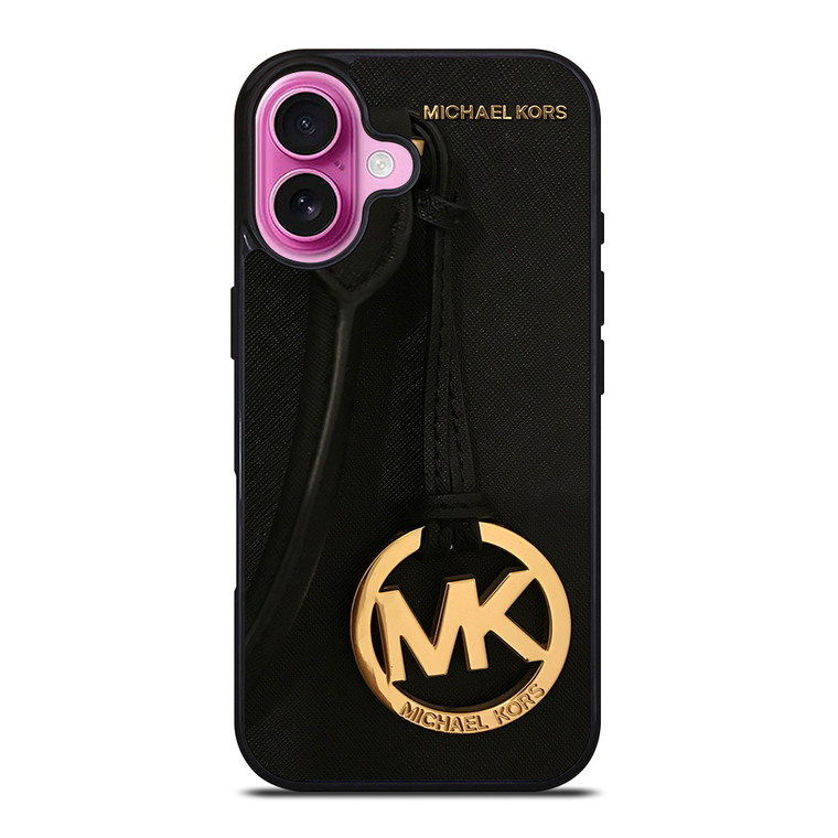 MICHAEL KORS LOGO BLACK iPhone 16 Plus Case Cover