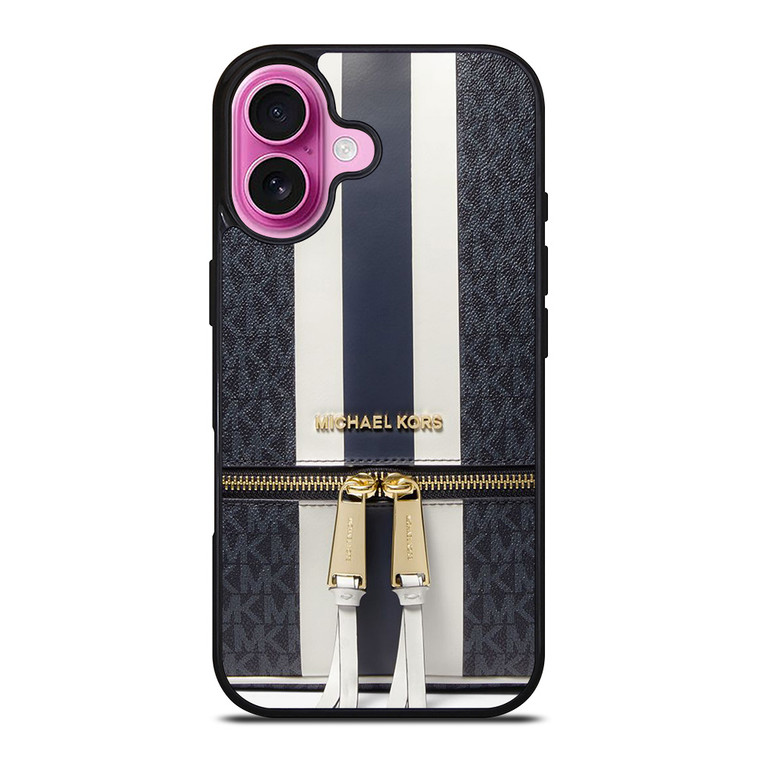MICHAEL KORS MK LOGO BACKPACK BAG iPhone 16 Plus Case Cover