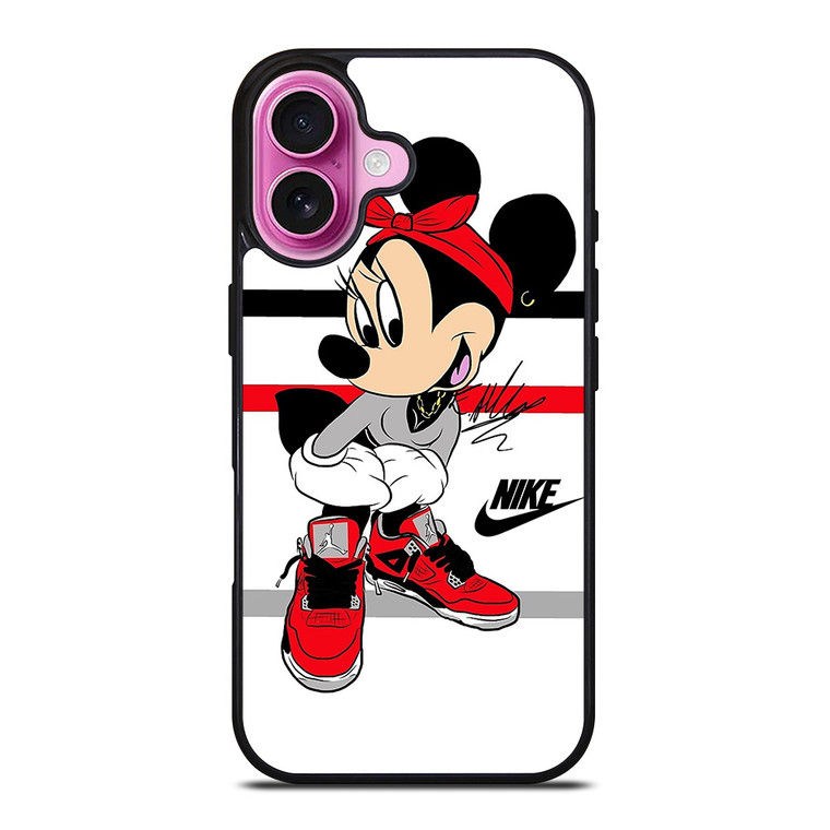 MICKEY MOUSE NIKE AIR JORDAN iPhone 16 Plus Case Cover