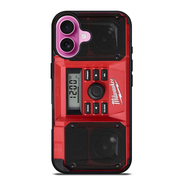 MILWAUKEE JOBSITE RADIO iPhone 16 Plus Case Cover
