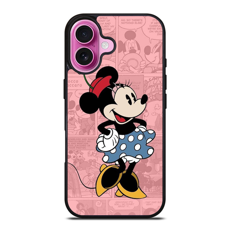 MINNIE MOUSE DISNEY COMIC iPhone 16 Plus Case Cover