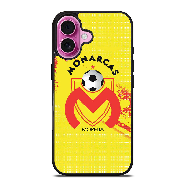 MONARCAS MORELIA LOGO FOOTBALL iPhone 16 Plus Case Cover