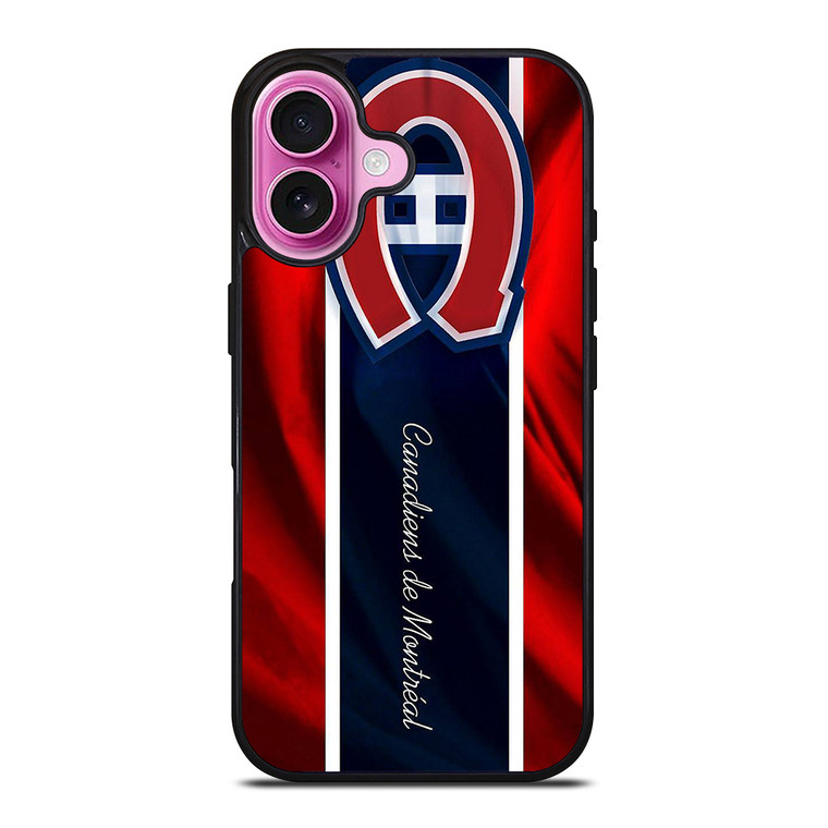 MONTREAL CANADIENS FLAG iPhone 16 Plus Case Cover