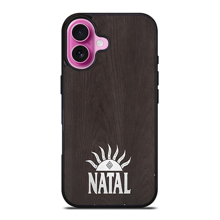 NATAL DRUM WOODEN CAJON LOGO iPhone 16 Plus Case Cover