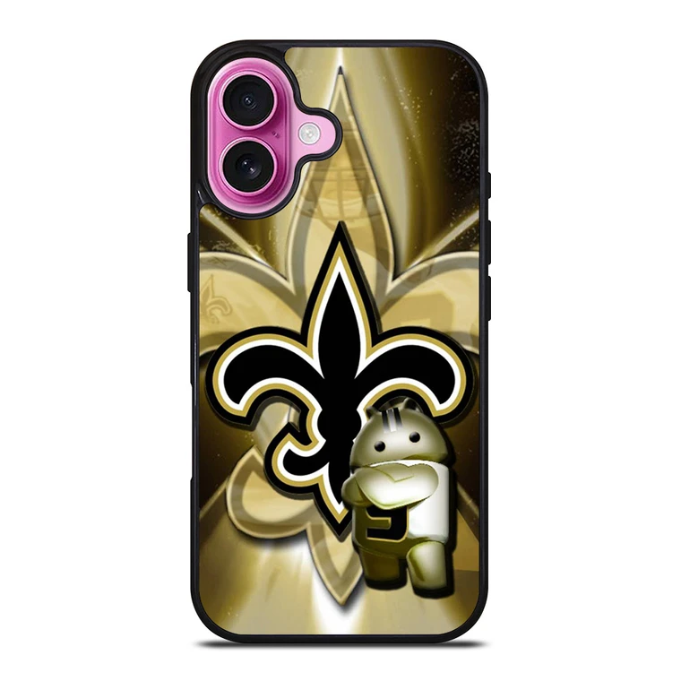 NEW ORLEANS SAINTS NFL iPhone 16 Plus Case Cover