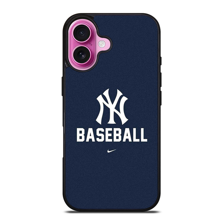 NEW YORK YANKEES NY NIKE LOGO BASEBALL TEAM iPhone 16 Plus Case Cover