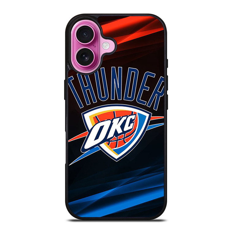 OKLAHOMA CITY THUNDER LOGO iPhone 16 Plus Case Cover
