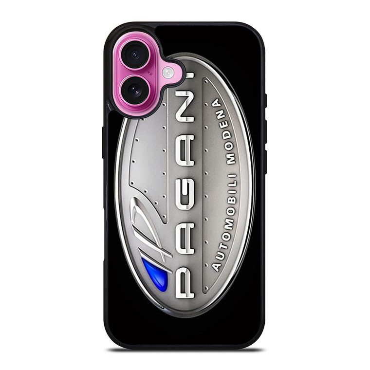PAGANI AUTOMOBILI METAL LOGO iPhone 16 Plus Case Cover