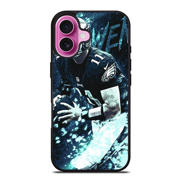 PHILADELPHIA EAGLES CARSON WENTZ iPhone 16 Plus Case Cover PHILADELPHIA EAGLES CARSON WENTZ iPhone 16 Plus Case Cover