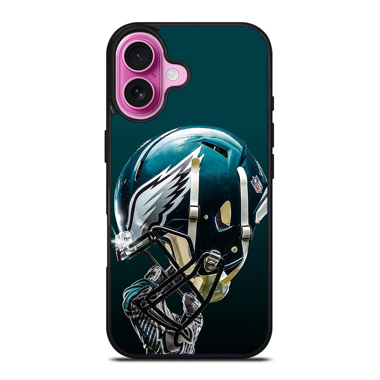 PHILADELPHIA EAGLES LOGO FOOTBALL HELMET ICON iPhone 16 Plus Case Cover