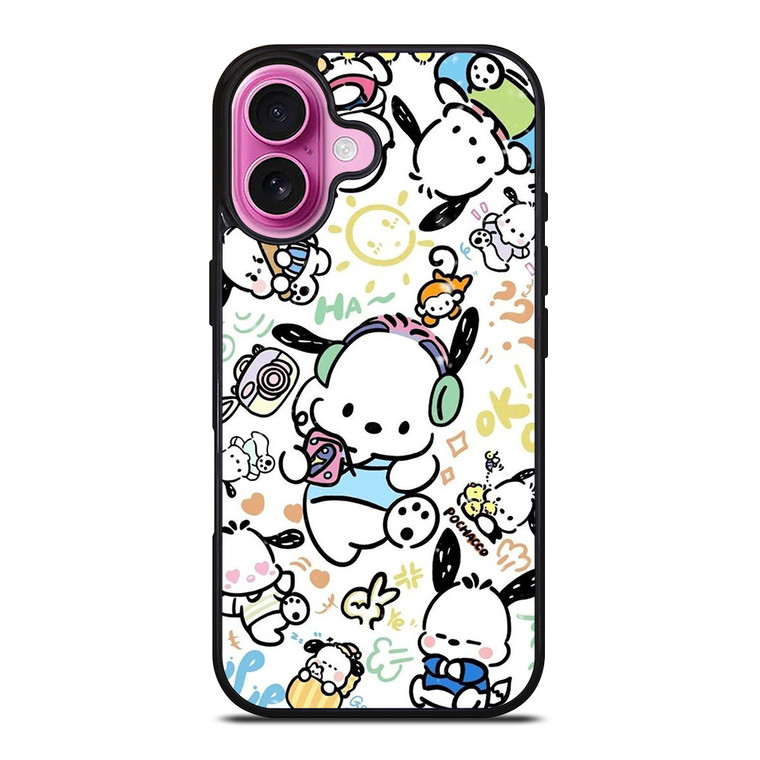 POCHACCO DOG CARTOON OK iPhone 16 Plus Case Cover