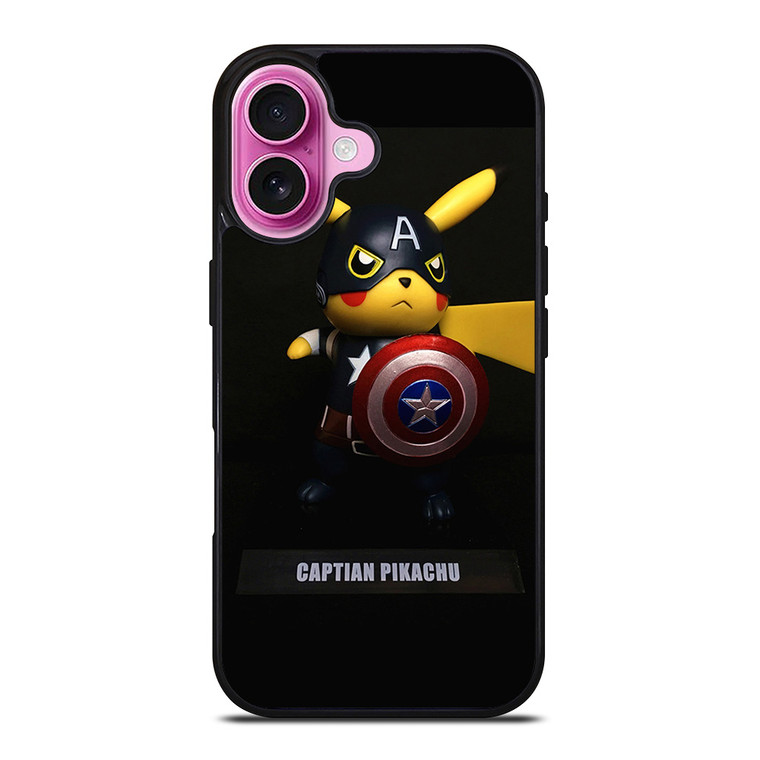 POKEMON CAPTAIN PIKACHU iPhone 16 Plus Case Cover