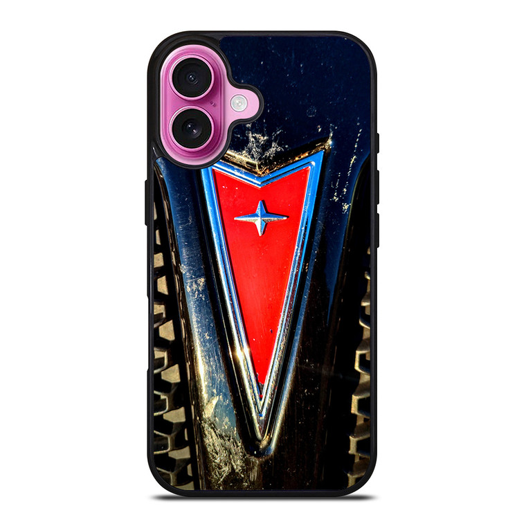 PONTIAC CAR METAL EMBLEM iPhone 16 Plus Case Cover