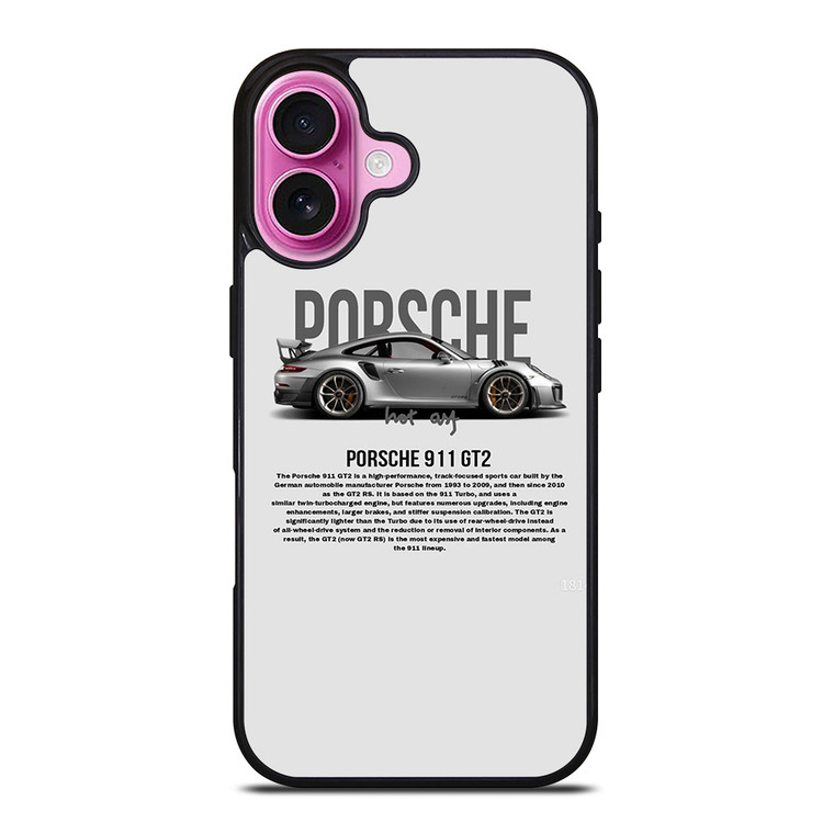 PORSCHE 911GT2 iPhone 16 Plus Case Cover