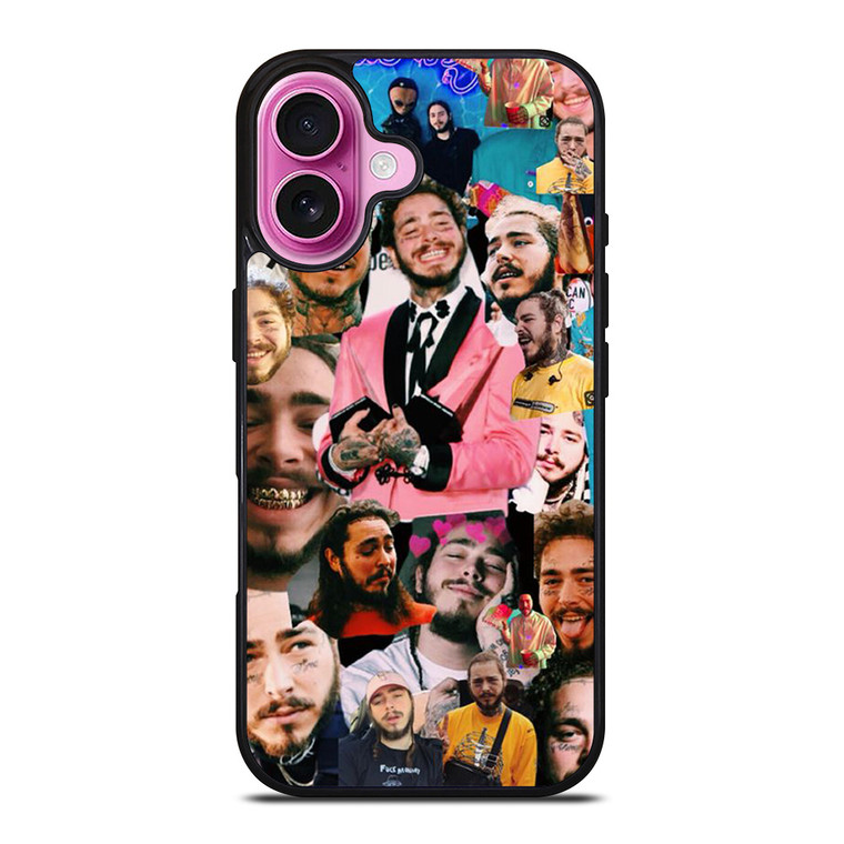POST MALONE RAPPER COLLAGE iPhone 16 Plus Case Cover