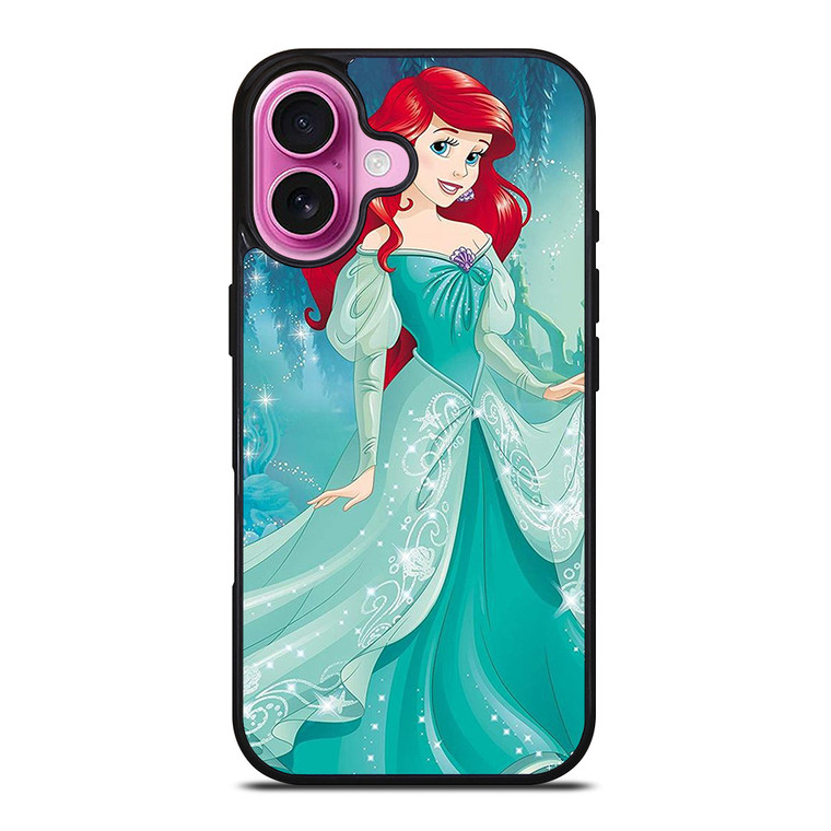 PRINCESS ARIEL LITTLE MERMAID DISNEY iPhone 16 Plus Case Cover PRINCESS ARIEL LITTLE MERMAID DISNEY iPhone 16 Plus Case Cover