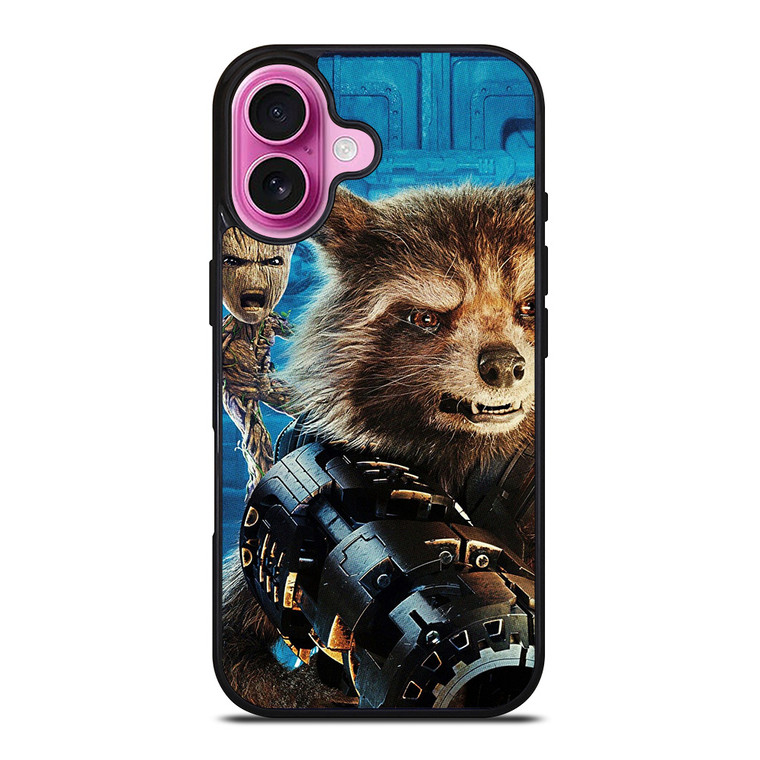 ROCKET RACCOON X GROOT iPhone 16 Plus Case Cover ROCKET RACCOON X GROOT iPhone 16 Plus Case Cover