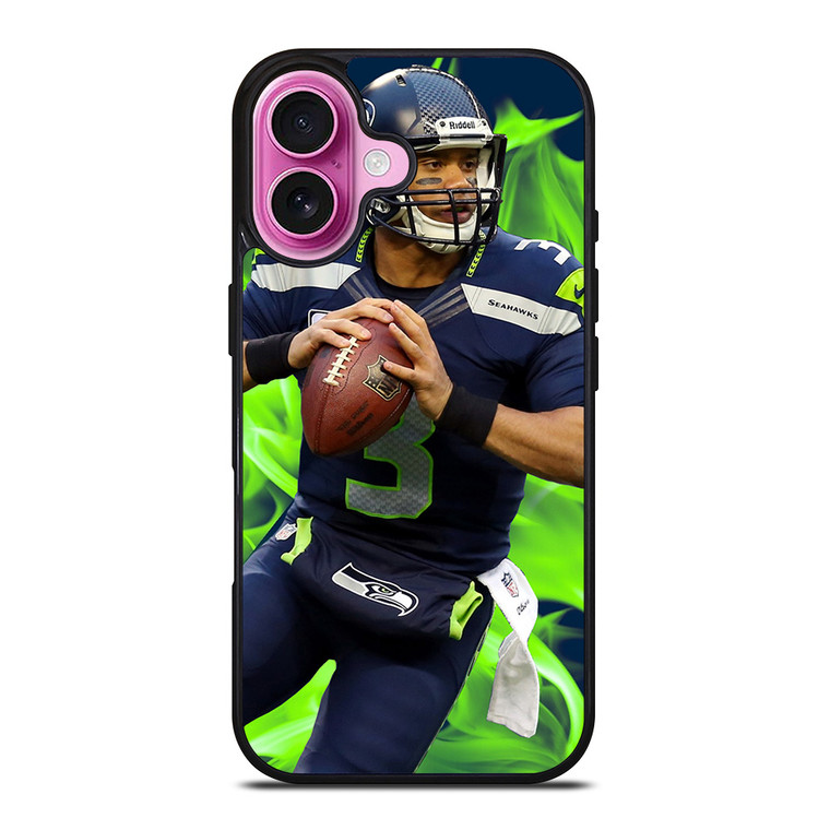 RUSSELL WILSON SEATTLE SEAHAWK NFL iPhone 16 Plus Case Cover