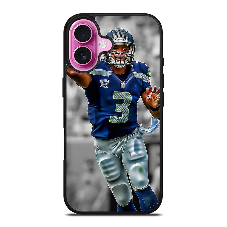 RUSSELL WILSON SEATTLE SEAHAWK iPhone 16 Plus Case Cover