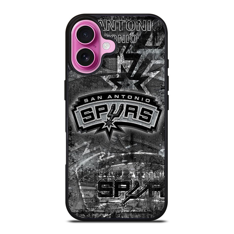 SAN ANTONIO SPURS LOGO iPhone 16 Plus Case Cover