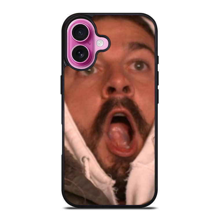 SHIA LABEOUF SHOCKED FACE iPhone 16 Plus Case Cover
