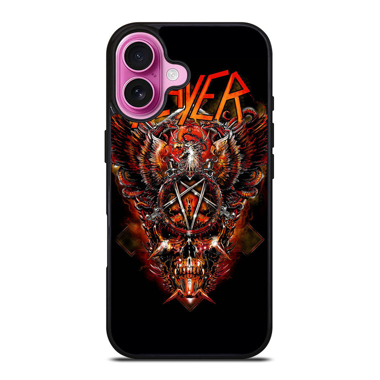 SLAYER HARDCORE BAND iPhone 16 Plus Case Cover SLAYER HARDCORE BAND iPhone 16 Plus Case Cover