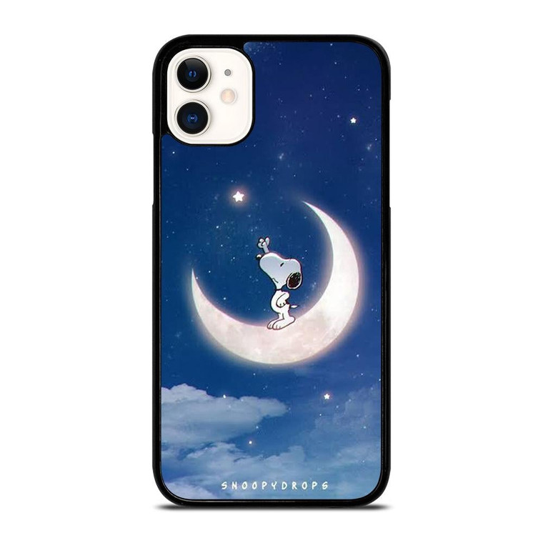 SNOOPY PEANUTS IN MOON iPhone 11 Case Cover