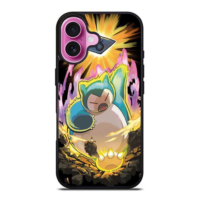 SNORLAX POKEMON ART iPhone 16 Plus Case Cover