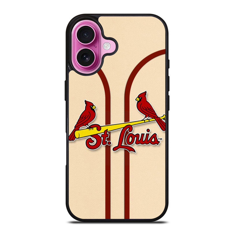 ST LOUIS CARDINALS LOGO BASEBALL TEAM JERSEY iPhone 16 Plus Case Cover