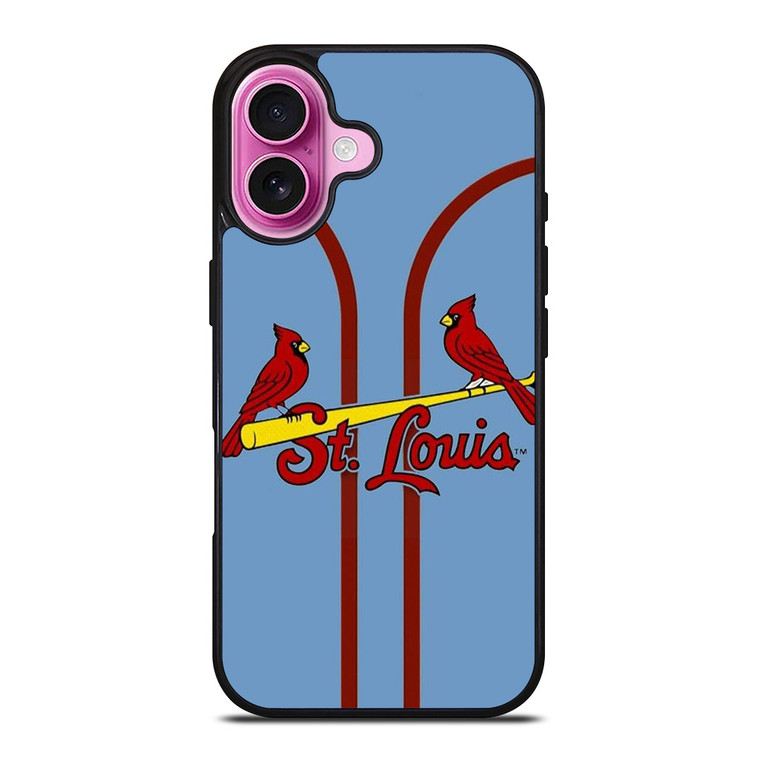 ST LOUIS CARDINALS LOGO BASEBALL TEAM iPhone 16 Plus Case Cover ST LOUIS CARDINALS LOGO BASEBALL TEAM iPhone 16 Plus Case Cover