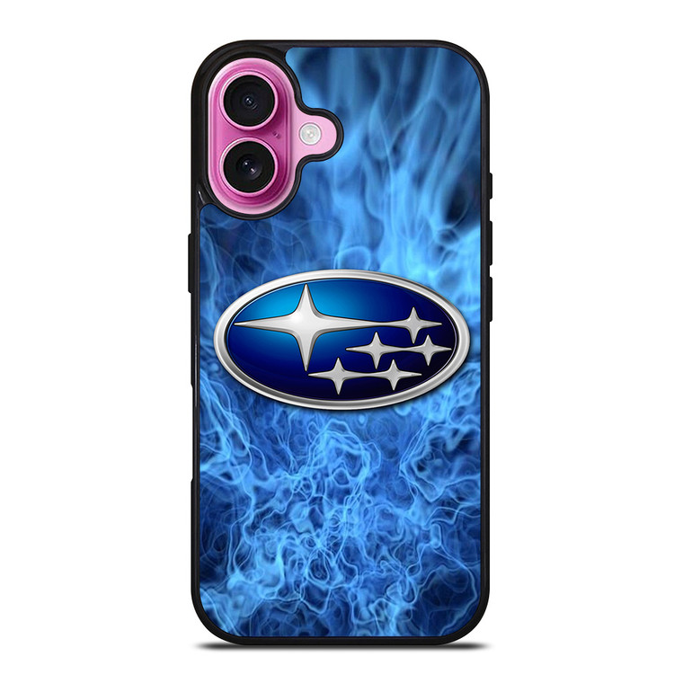 SUBARU BLUE FIRE LOGO iPhone 16 Plus Case Cover SUBARU BLUE FIRE LOGO iPhone 16 Plus Case Cover
