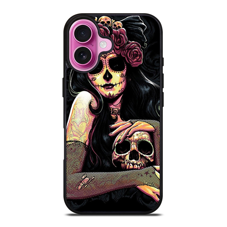 SUGAR SCHOOL TATTOO iPhone 16 Plus Case Cover