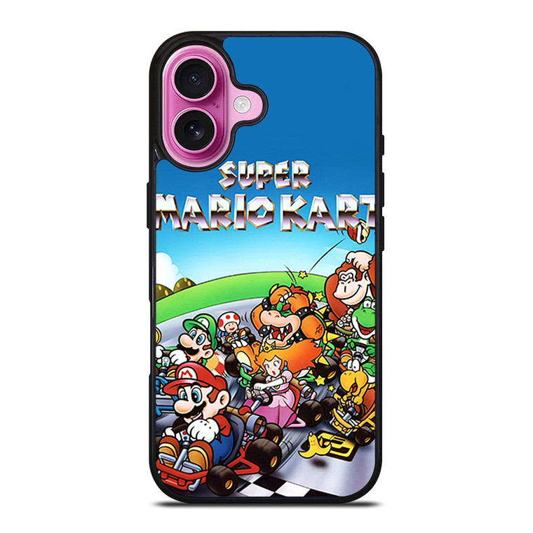 SUPER MARIO KART BROSS NINTENDO GAMES POSTER iPhone 16 Plus Case Cover SUPER MARIO KART BROSS NINTENDO GAMES POSTER iPhone 16 Plus Case Cover