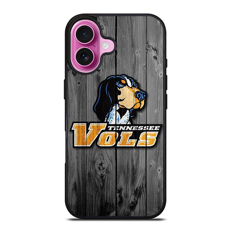TENNESSEE VOLUNTEERS VOLS WOODEN LOGO iPhone 16 Plus Case Cover TENNESSEE VOLUNTEERS VOLS WOODEN LOGO iPhone 16 Plus Case Cover