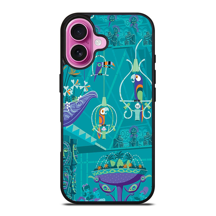 THE ENCHANTED TIKI ROOM DISNEY iPhone 16 Plus Case Cover THE ENCHANTED TIKI ROOM DISNEY iPhone 16 Plus Case Cover