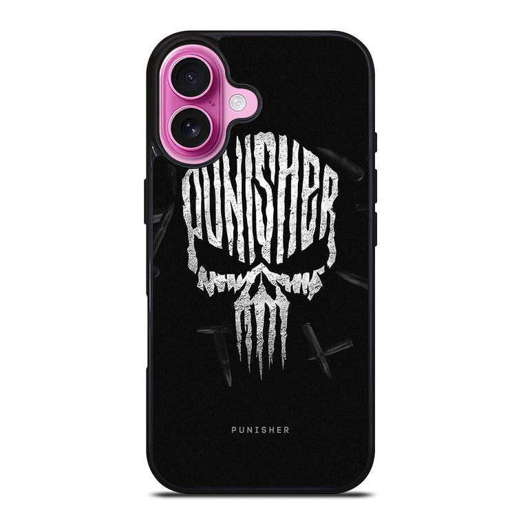THE PUNISHER SKULL LOGO FRANK CASTLE MARVEL iPhone 16 Plus Case Cover THE PUNISHER SKULL LOGO FRANK CASTLE MARVEL iPhone 16 Plus Case Cover