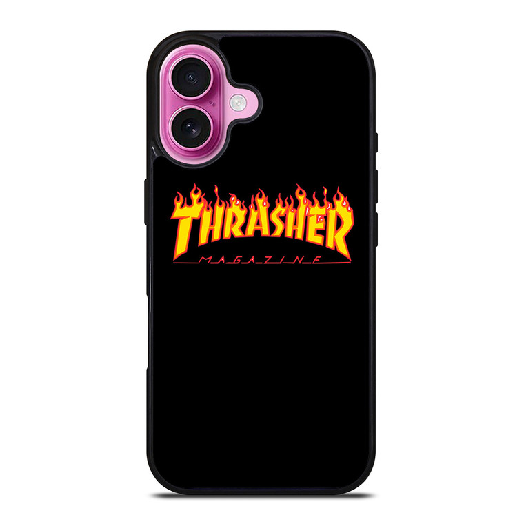 THRASHER LOGO SKATEBOARD MAGAZINE iPhone 16 Plus Case Cover