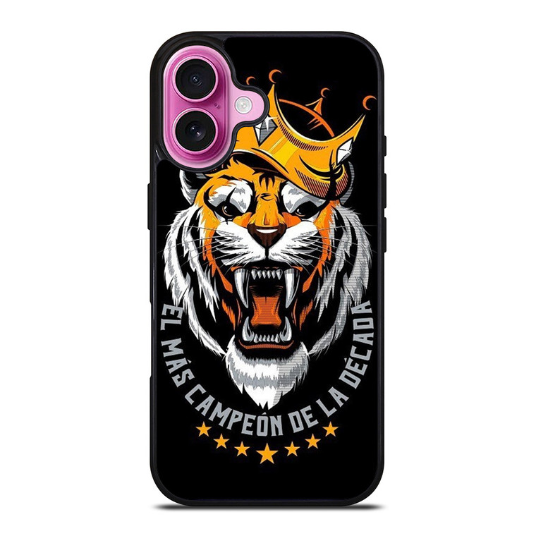 TIGRES UANL FUTBOL MASCOT iPhone 16 Plus Case Cover